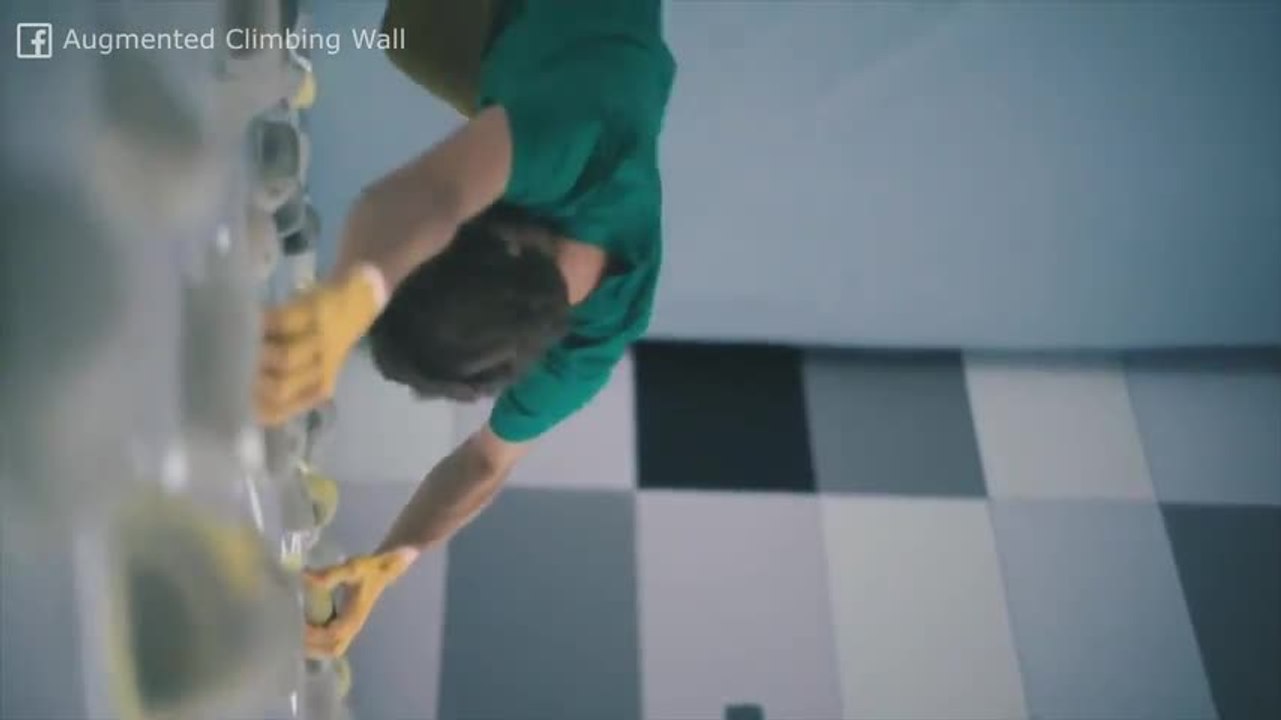 Augmented Climbing: ¡la escalada convertida en un videojuego!
