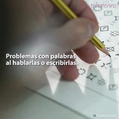 Los síntomas del alzhéimer