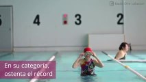 ¡Con 103 años y ganando medallas en natación!