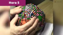 ¡Este cubo de Rubik de 1200 piezas es todo un reto!