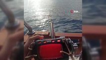 Antalya'da balıkçının oltasına 130 kiloluk orkinos takıldı