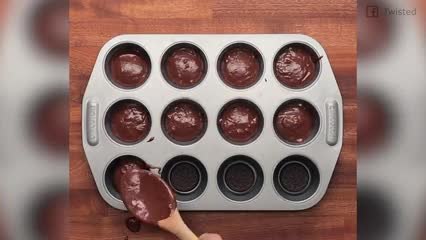 ¡Magdalenas con Oreo y chocolate blanco!