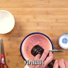 Postre saludable: melocotones con jarabe de arce y frambuesa