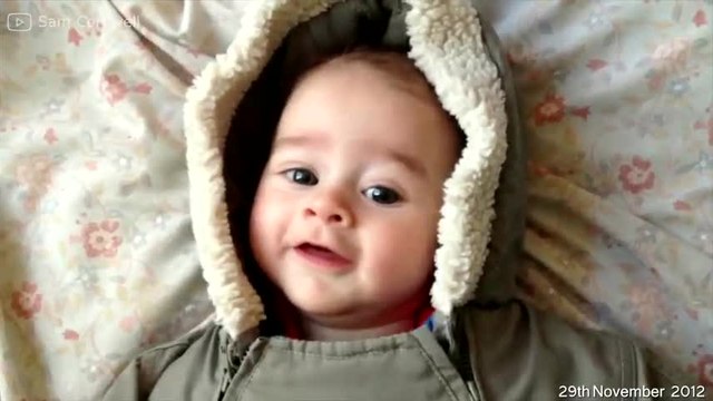 ¡Impresionante cambio de un bebé en un año!