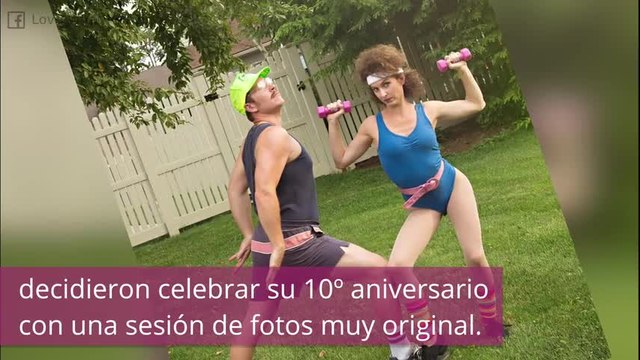Vuelta a los 80: ¡las fotos más originales de esta pareja por su aniversario!