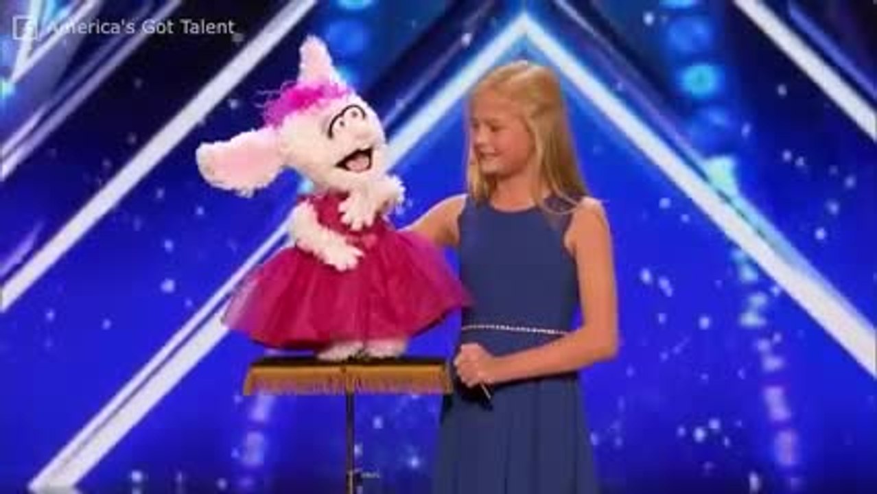 ¡Increíble talento de la niña ventrílocua que h...