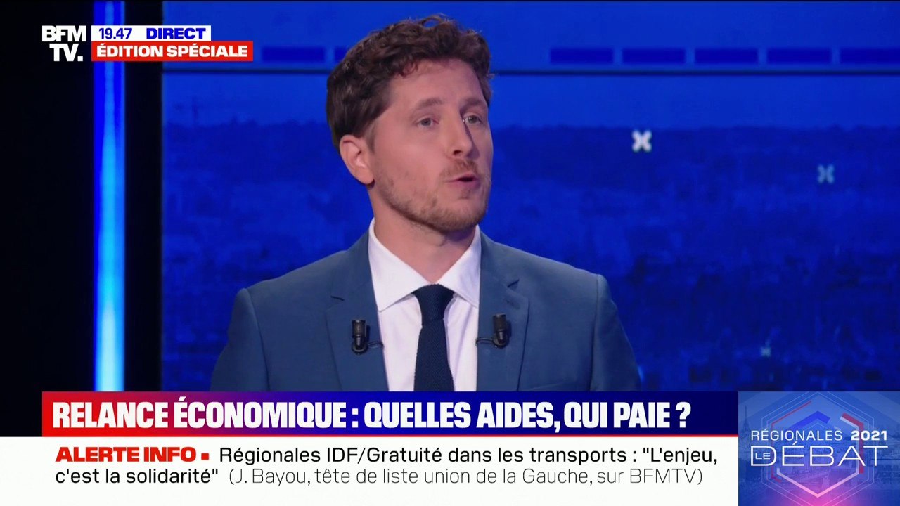 Pour Julien Bayou, "il y a une forme de malhonnêteté" dans la proposition de Valérie Pécresse d'annuler la partie régionale de la dette