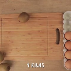 Mousse de plátano y kiwi, ¡el postre ideal!