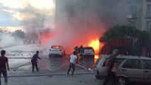 Kayseri'de bir apartmanın zemin katındaki dükkanda çıkan yangın söndürüldü