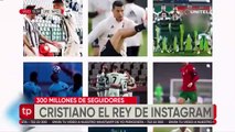 Cristiano Ronaldo supera los 300 millones se seguidores de Instagram