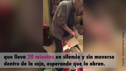 ¡Este padre ha recibido el mejor regalo de su vida por Navidad!
