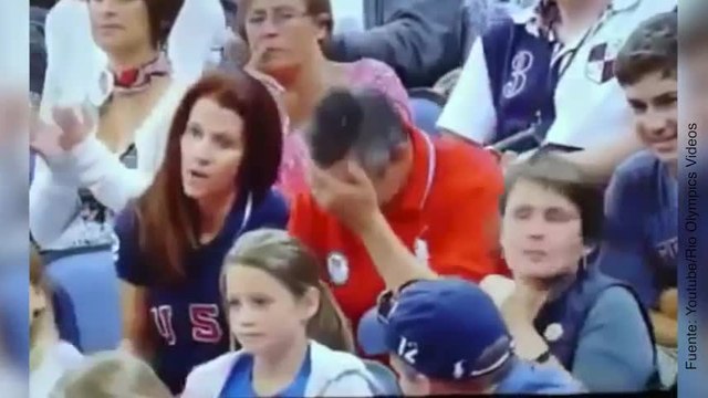 ¡Los padres de esta gimnasta olímpica son sus mejores fans!