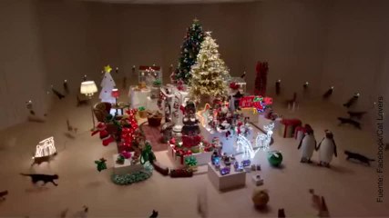 ¿Cómo vivirían los gatos la Navidad