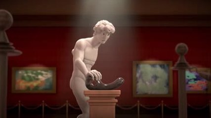 ¡El David de Miguel Ángel cobra vida en este corto!