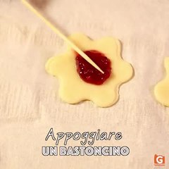 Biscotti lecca lecca alla marmellata!