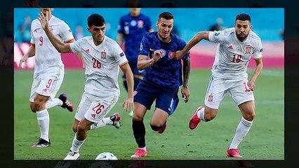 EURO 2020 E Grubu'nda Slovakya'yı 5-0 yenen İspanya, son 16 turunda Hırvatistan'la eşleşti