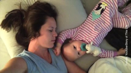 Dormir con un bebé, ¿momento tierno o tortura