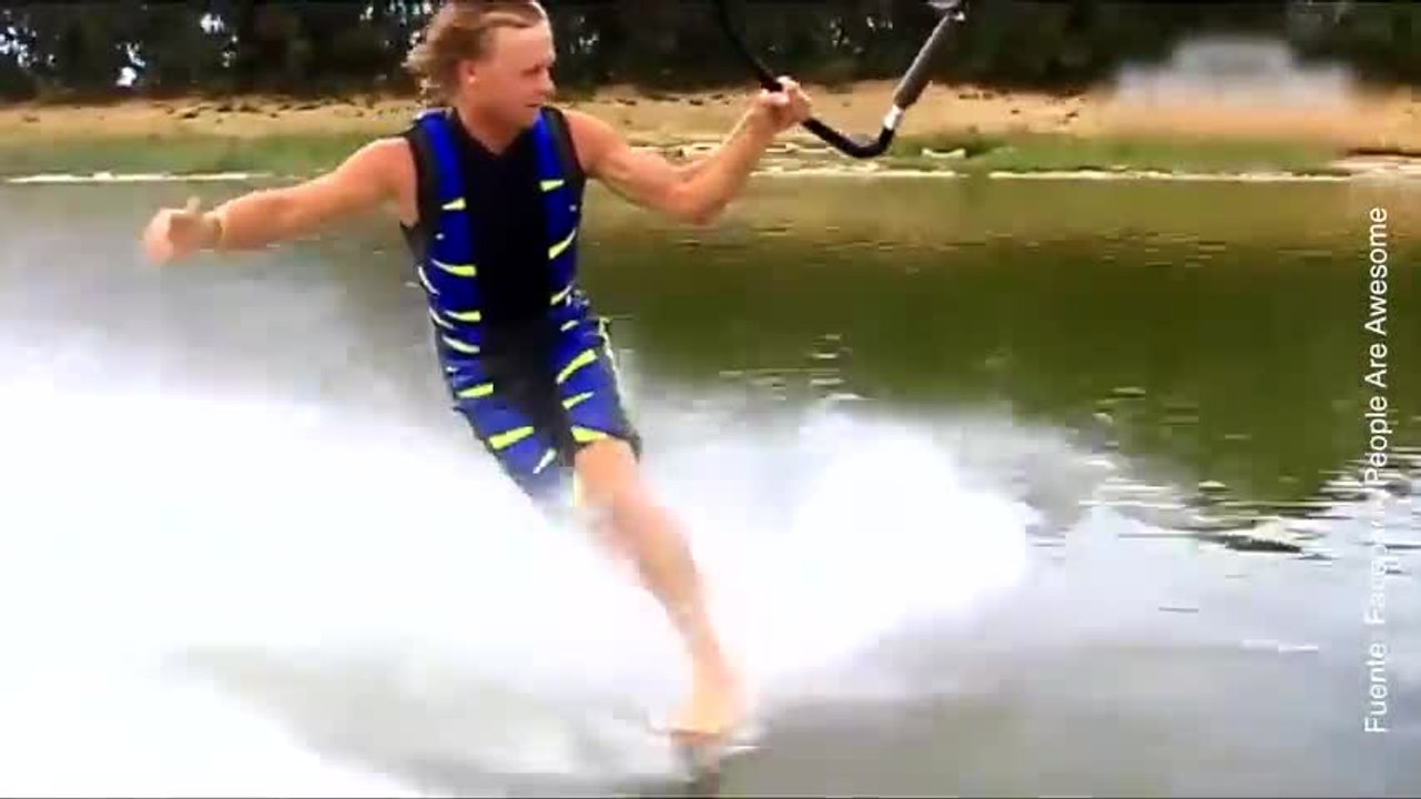 Esquí acuático... ¡¡sin esquís!!
