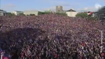 ¡Islandia recibe por todo lo alto a su selección de fútbol!