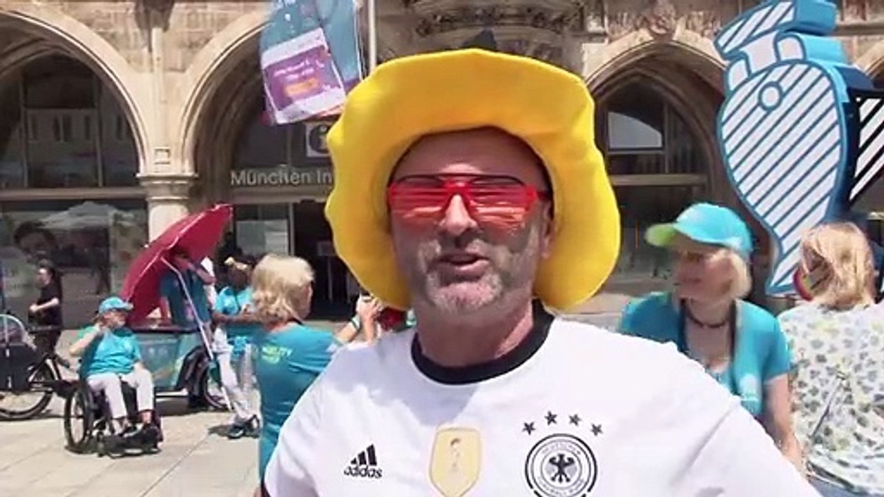Múnich teñida con con colores arcoíris ante partido con Hungría