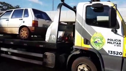 Equipe da Polícia Militar da UPS Norte recupera veículo furtado ontem na UPA Tancredo