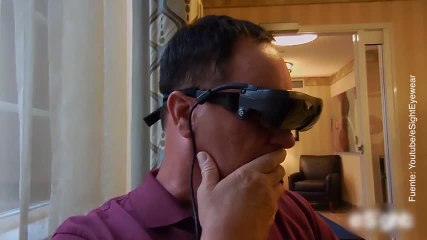 Este hombre ve por primera vez en 20 años