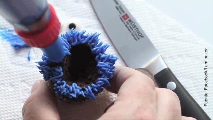 ¡Cupcake del Monstruo de las galletas!