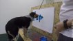 Talento perruno: ¡este perrito sabe escribir su nombre!