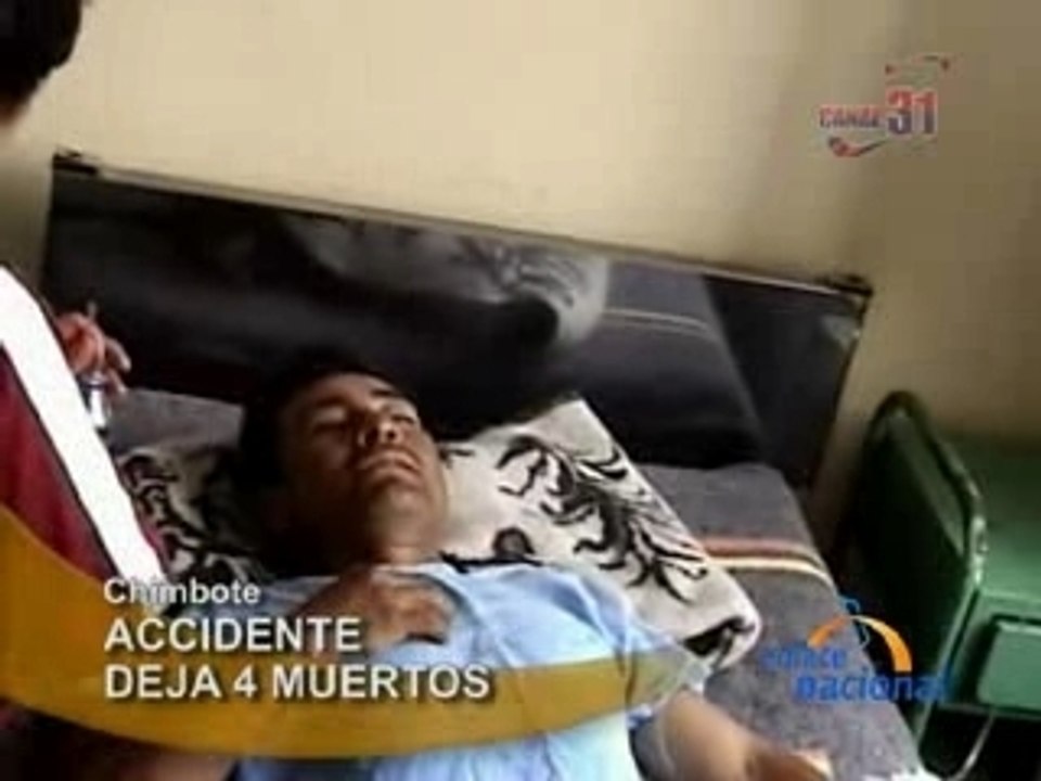 ACCIDENTE DEJA 4 MUERTOS - CHIMBOTE