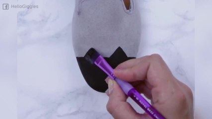 Ballerine a forma di gatto fai-da-te