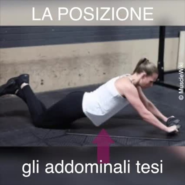 esercizi per muscoli addominali