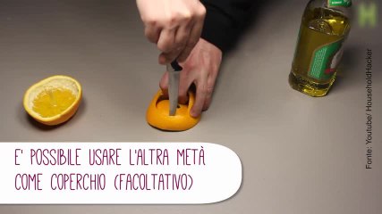 Come realizzare una candela da un'arancia in pochi minuti