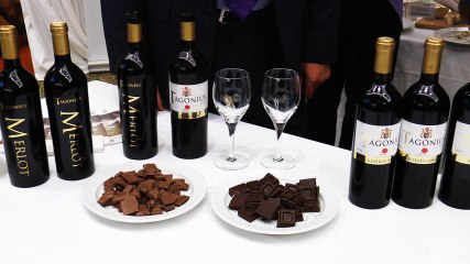 El arte de maridar vino tinto y chocolate