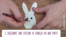 Ecco come fare queste dolcissime marionette da dito a coniglietto