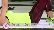Le croci per tonificare le braccia: allenati con Federica Fontana