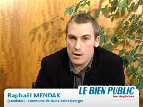 Raphaël Mendak - Candidat - Nuits-Saint-Georges