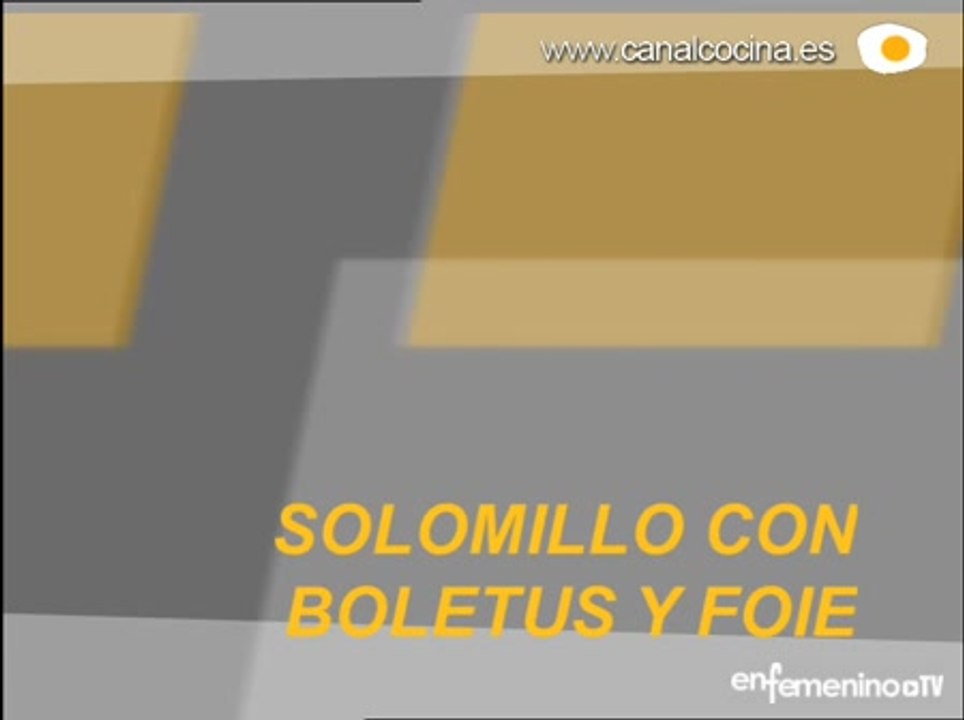 Solomillo con boletus y foie