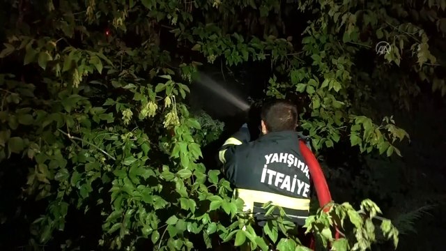 KIRIKKALE - İl Özel İdarenin bahçesinde çıkan yangın söndürüldü