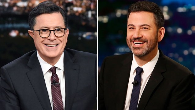 Jimmy Kimmel and Stephen Colbert Mock Report That Trump Requested DOJ, FCC to Stop 'SNL' and Late Night Jokes | THR News