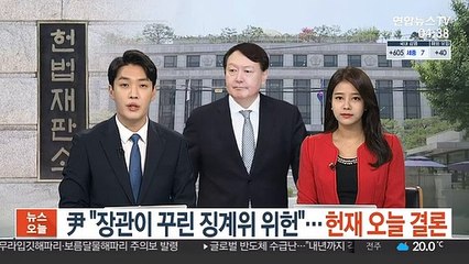 尹 "장관이 꾸린 징계위 위헌"…헌재 오늘 결론