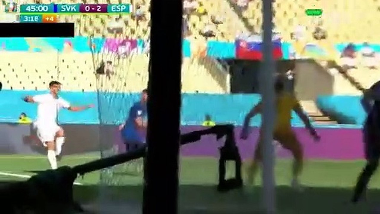 Eslovaquia 0 - 5 España, Fecha 3; Eurocopa 2020