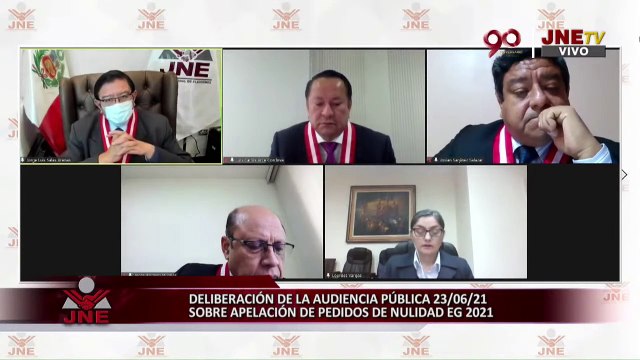 EN VIVO: JNE resuelve apelaciones de pedidos de nulidad presentadas por Fuerza Popular