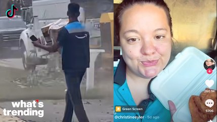 Amazon Driver's Tornado Delivery Captured On Camera Plus Juneteenth Fails