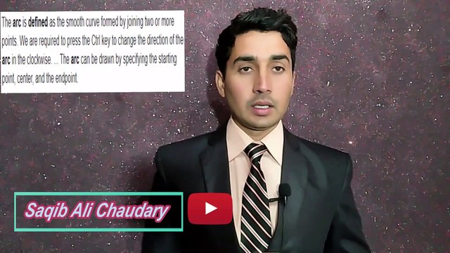 AutoCAD class 22 in اردو / हिंदी | how to Draw Arc in AutoCAD | Arc Command all methods 02 | saqib