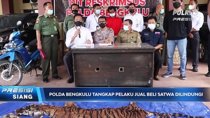 Polda Bengkulu Tangkap Pelaku Jual-Beli Satwa Dilindungi