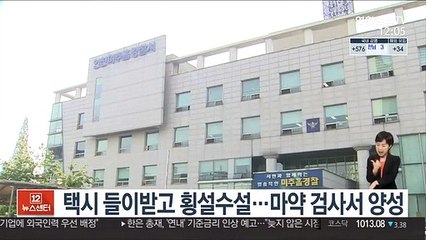 택시 들이받고 횡설수설…마약 검사서 양성