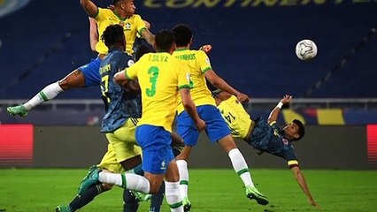 Brasil vence a Colômbia de virada por 2 a 1
