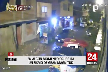 IGP registró 13 réplicas de sismo ocurrido en Cañete