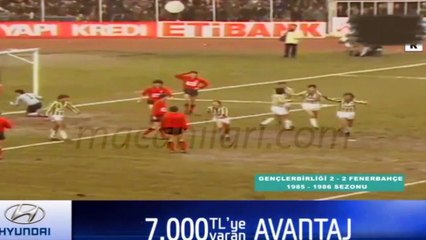 Gençlerbirliği 2-2 Fenerbahçe [HD] 16.02.1986 - 1985-1986 Turkish 1st League Matchday 23