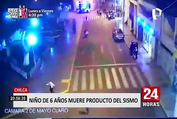 Sismo de magnitud 6.0: fallece niño de 6 años en Chilca al intentar salir de su casa